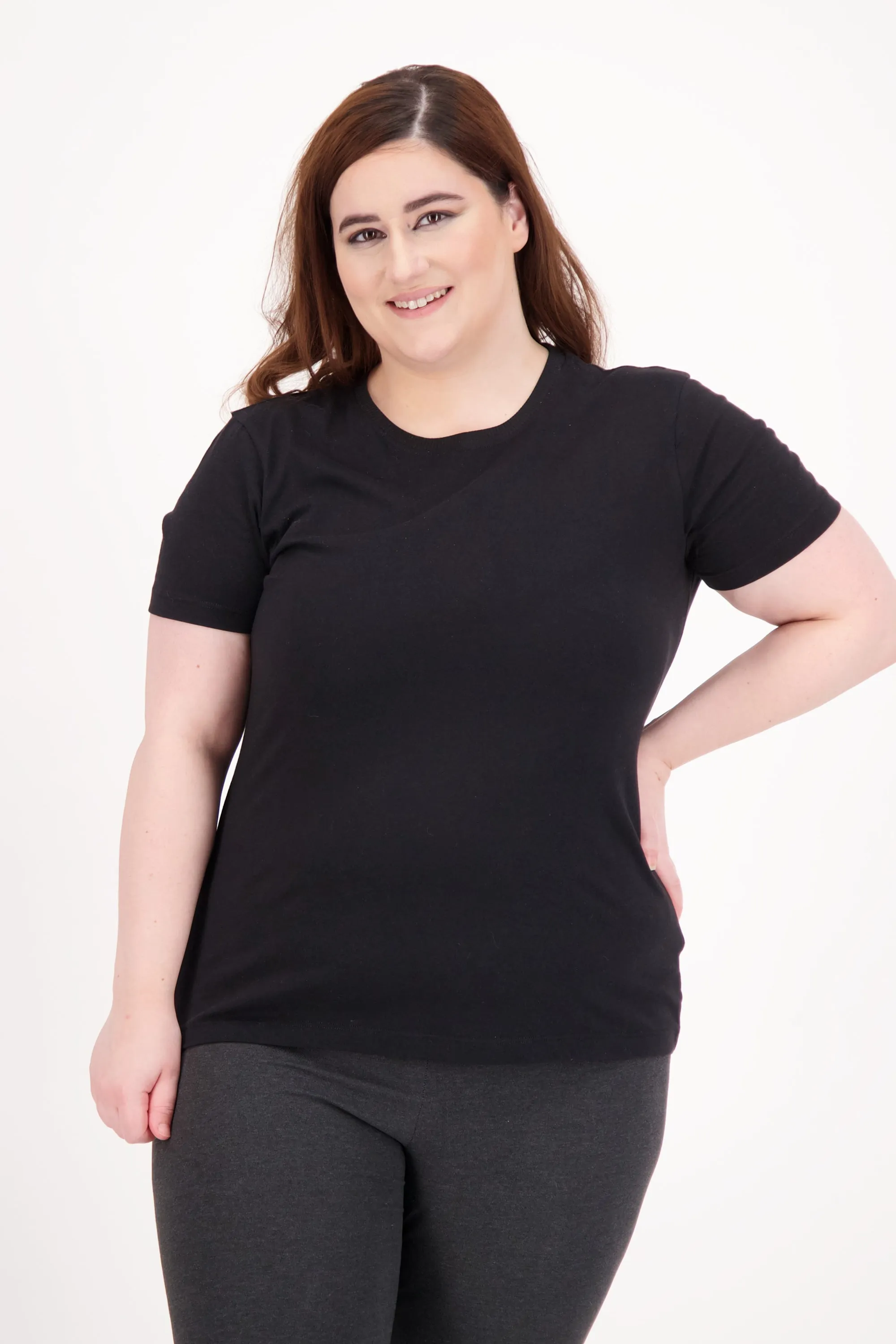 6-Pack Women's Short Sleeve Sky Blue-White-Black | Organic Cotton, Fair Trade & Timeless