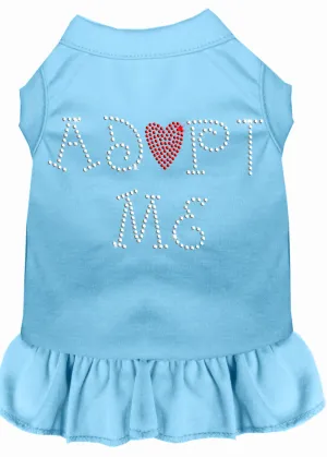 Adopt Me Rhinestone Dress Baby Blue 4x