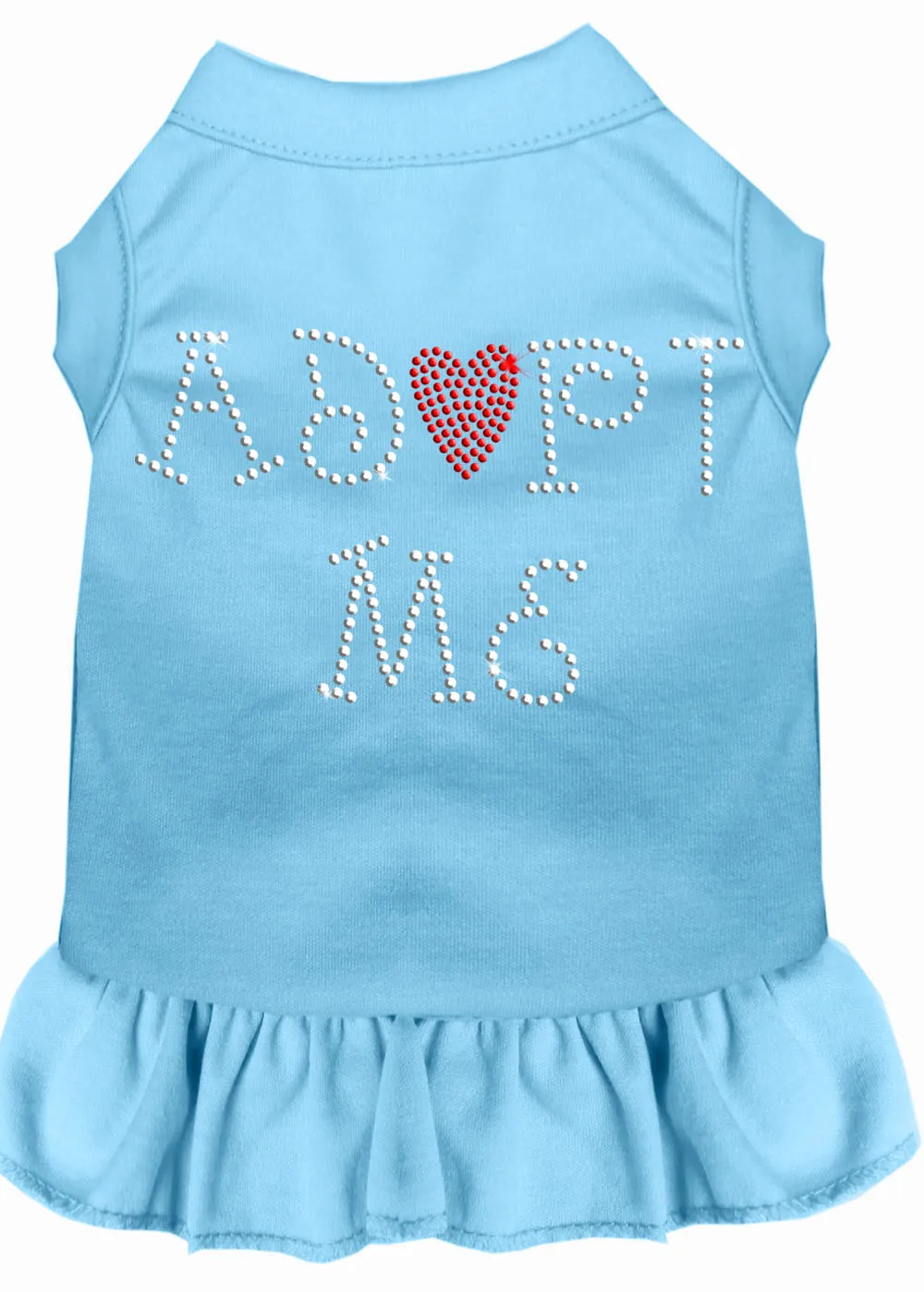 Adopt Me Rhinestone Dress Baby Blue 4x