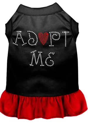 Adopt Me Rhinestone Dresses Black With Red Xs
