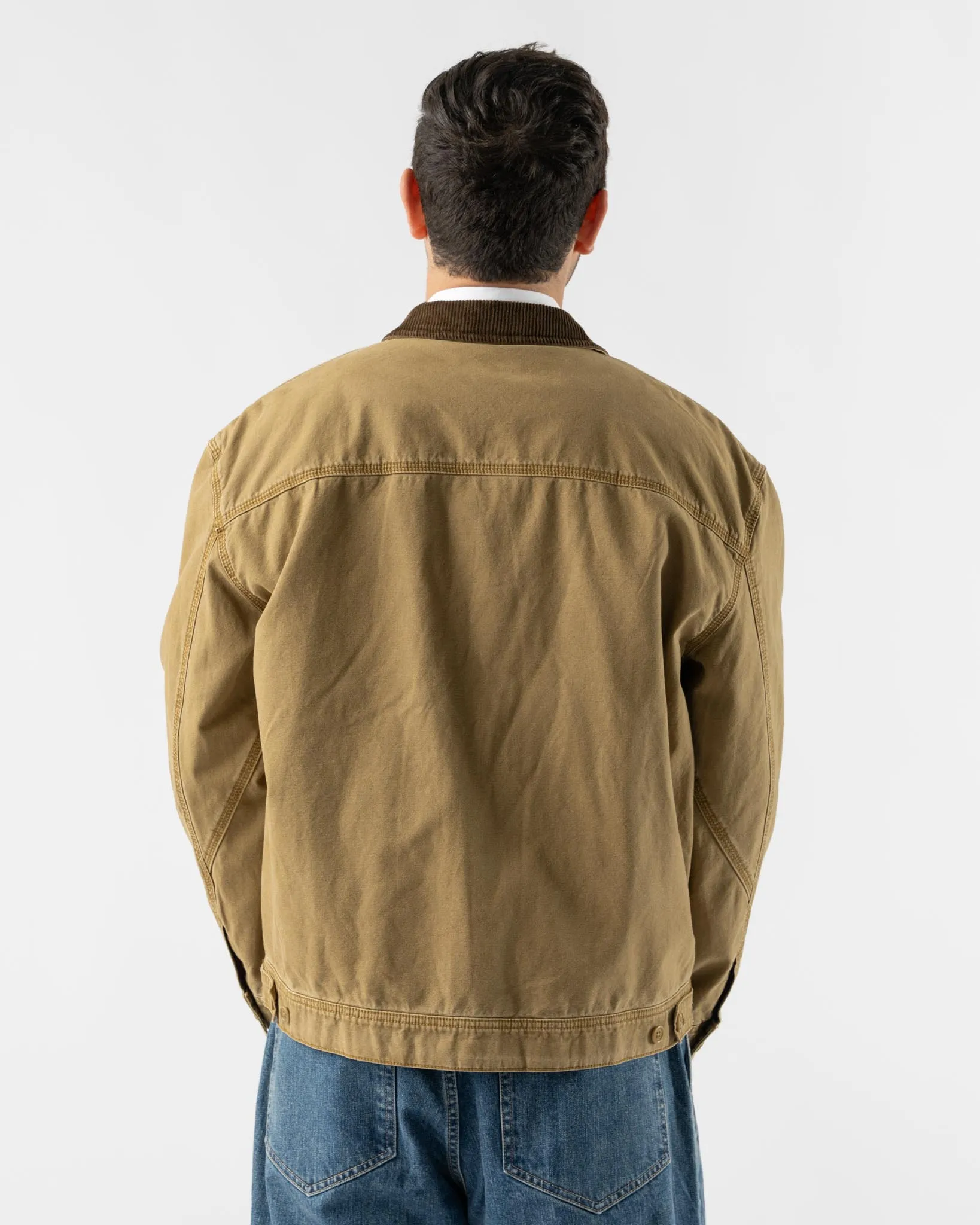 Alex Mill Miller Zip Jacket in Canvas