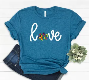 Autism Love T shirt - Autism Mom Shirt - Inclusion T shirt - Inclusion Teacher Shirt - Autism Awareness Shirt