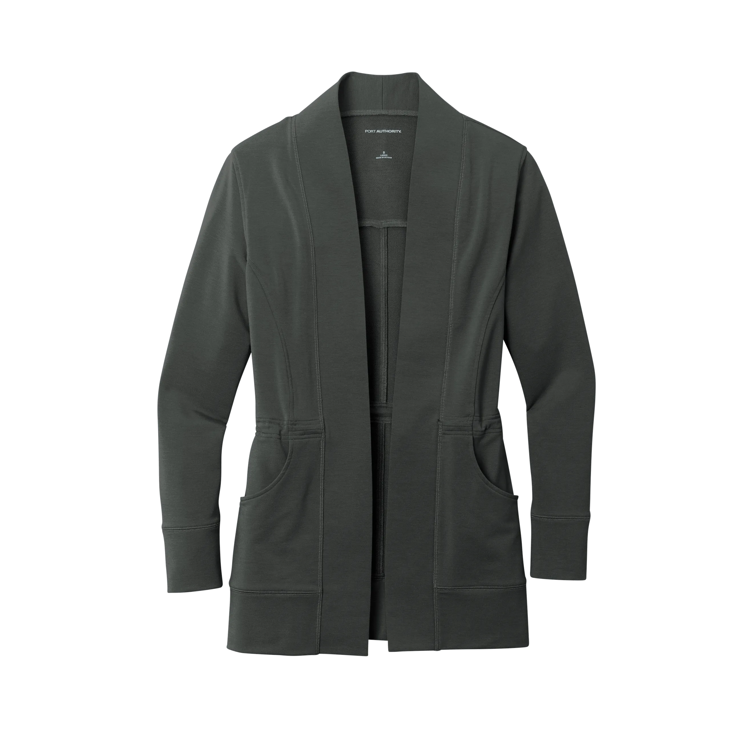 B2223 Ladies Microterry Cardigan