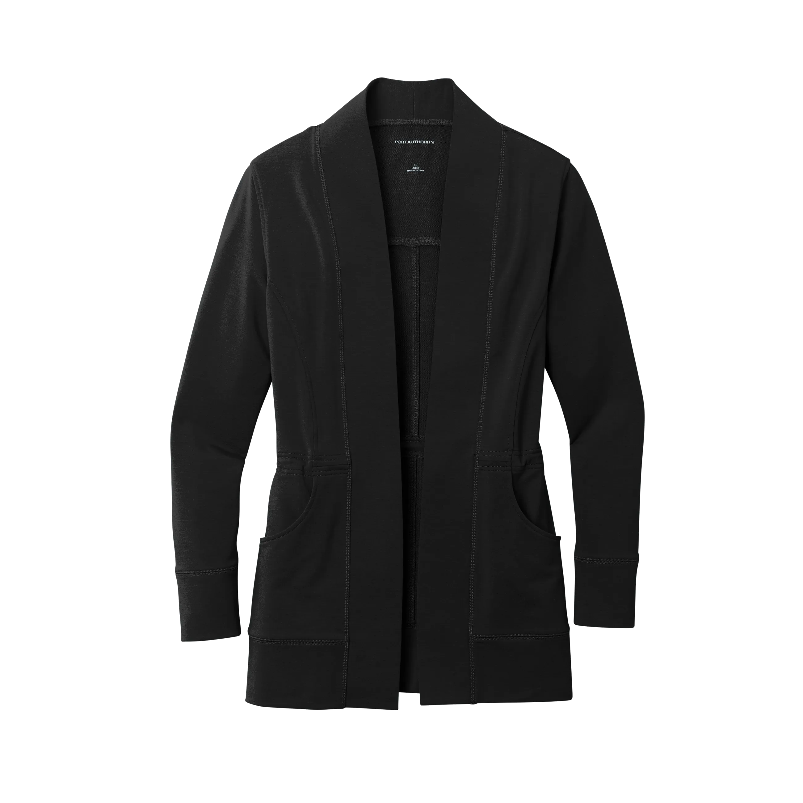 B2223 Ladies Microterry Cardigan