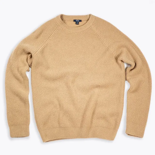 Blueridge Waffle Crewneck (Camel)