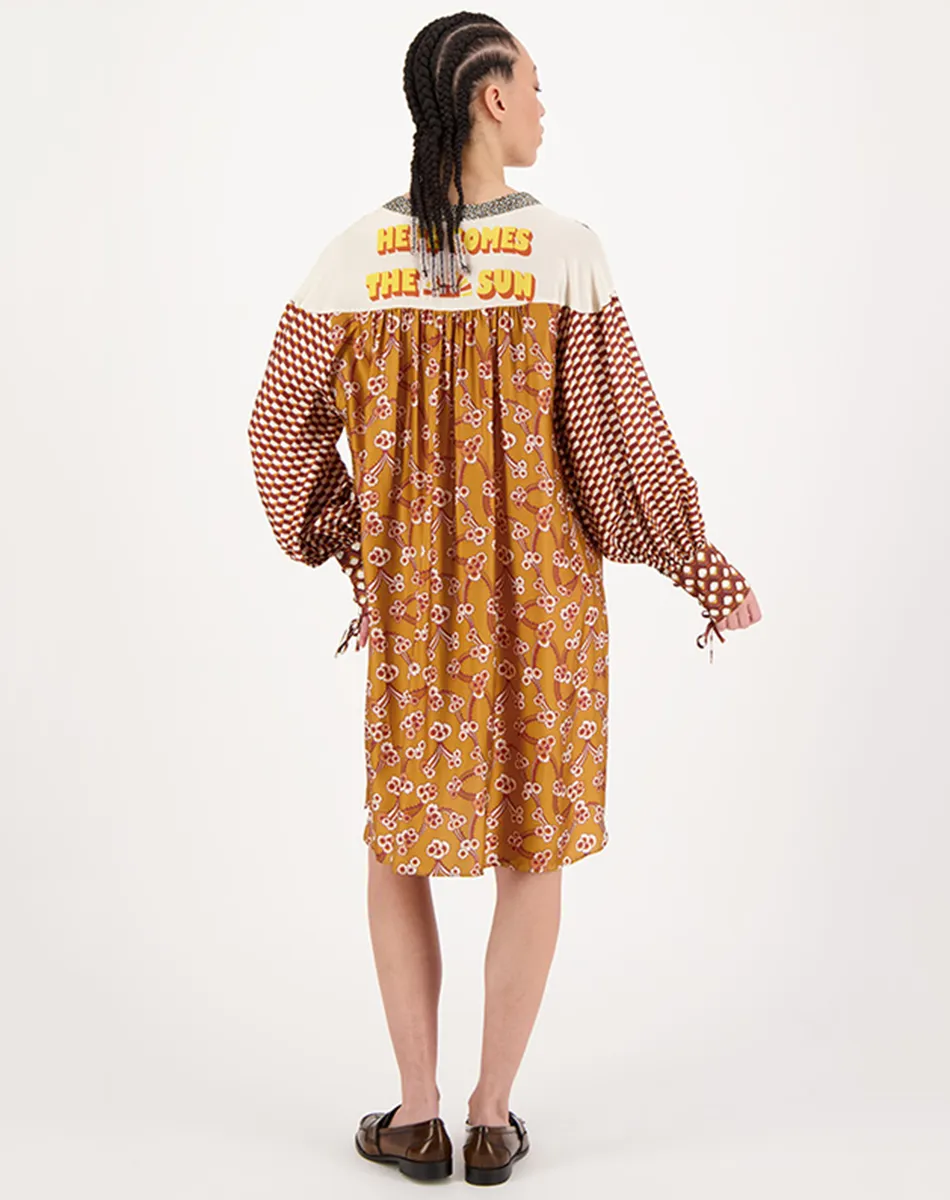 Bonnie Tie Placket Sunset Dress
