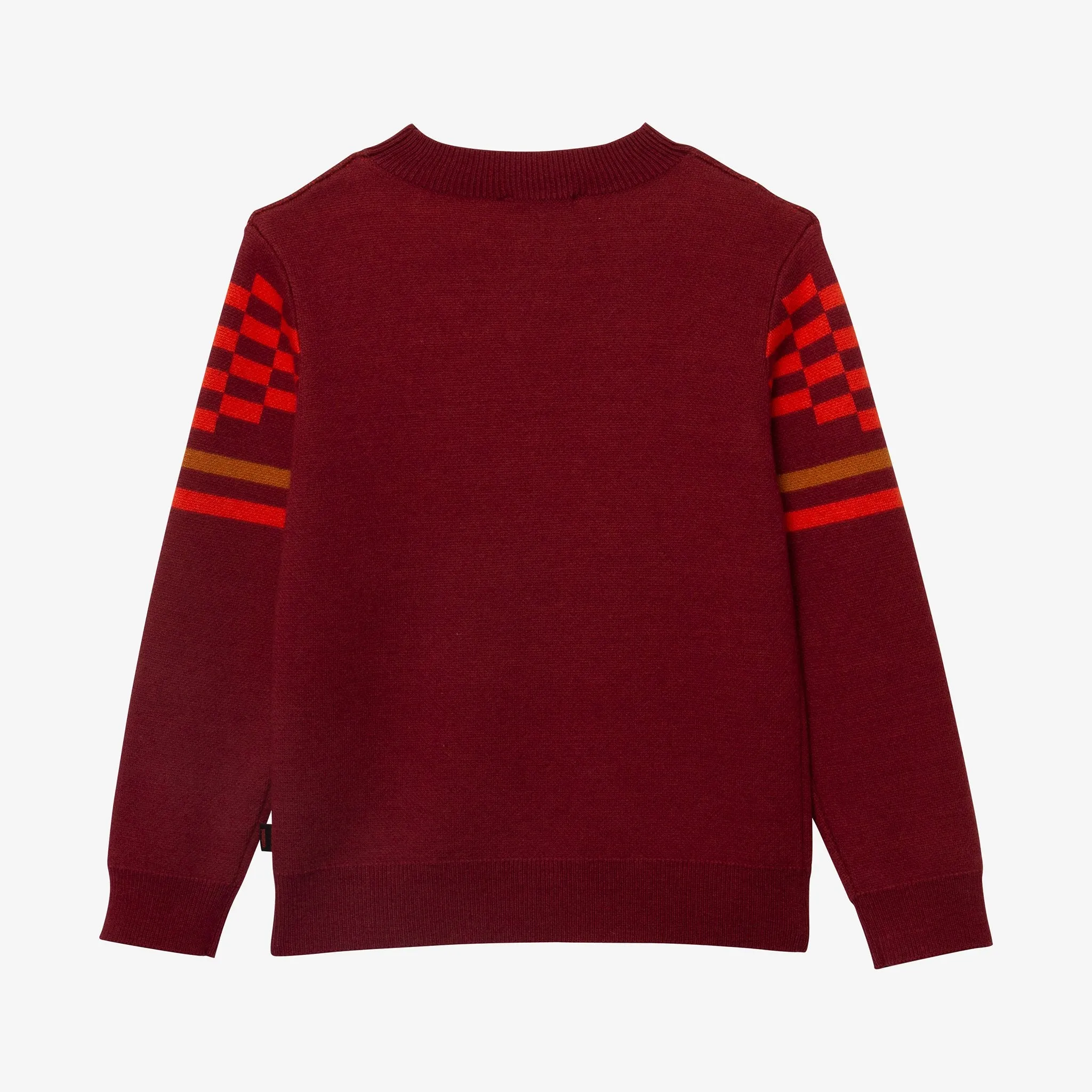 Boy burgundy knit sweater