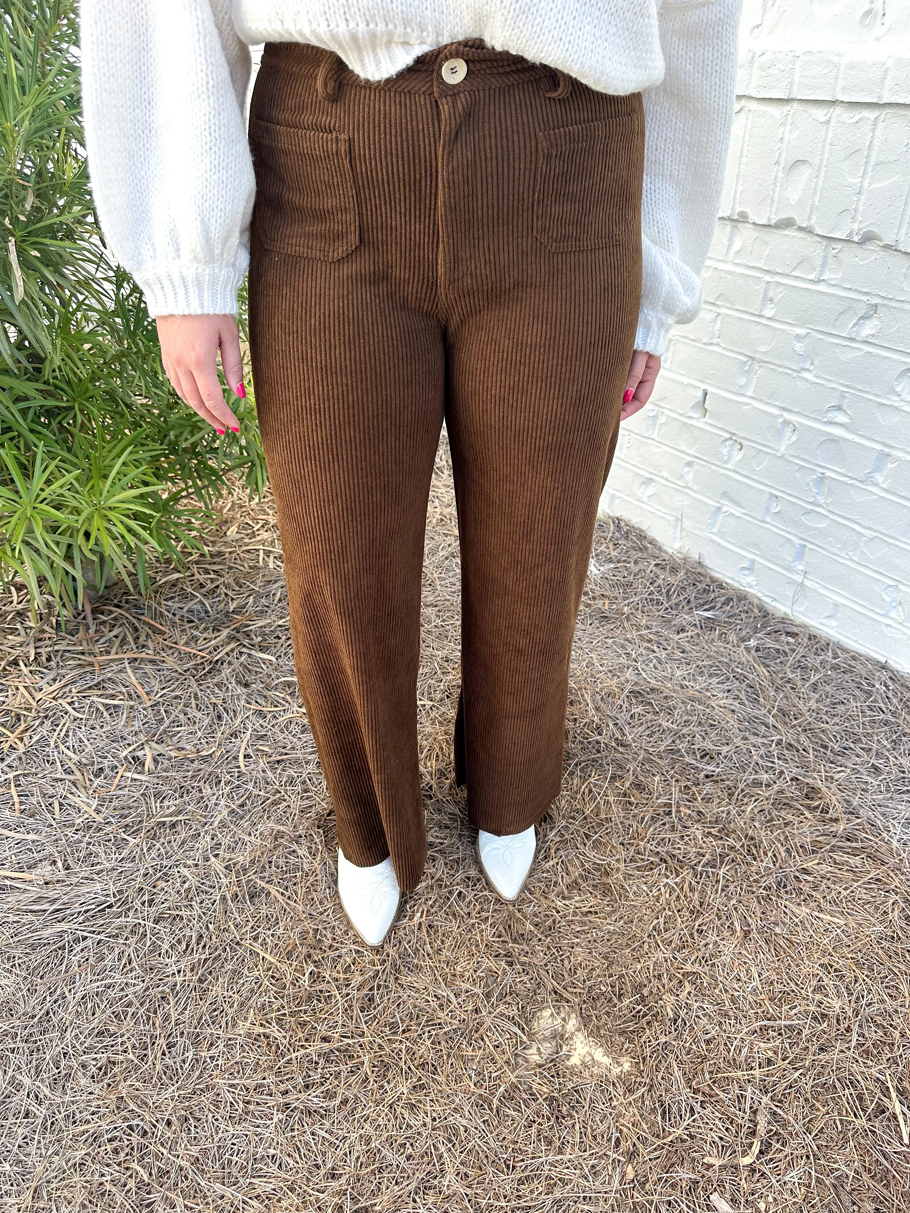 Brown Corduroy Pants