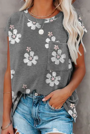 Cap Short Sleeve T-Shirt With Pocket