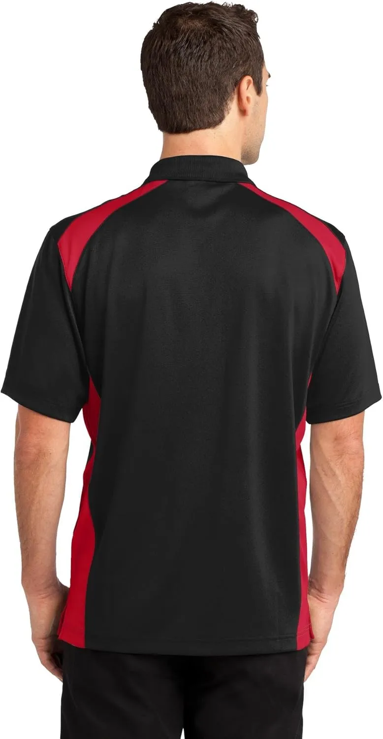 Cornerstone Select Snag-Proof Two Way Colorblock Pocket Polo CS416