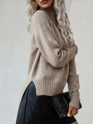 Damestrui met col - Elegant met zijsplitten, warm