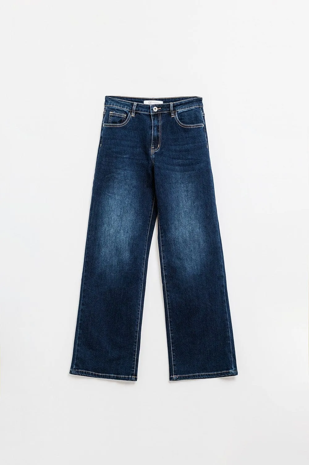 Dark Wash Wide Leg 90'S Jeans