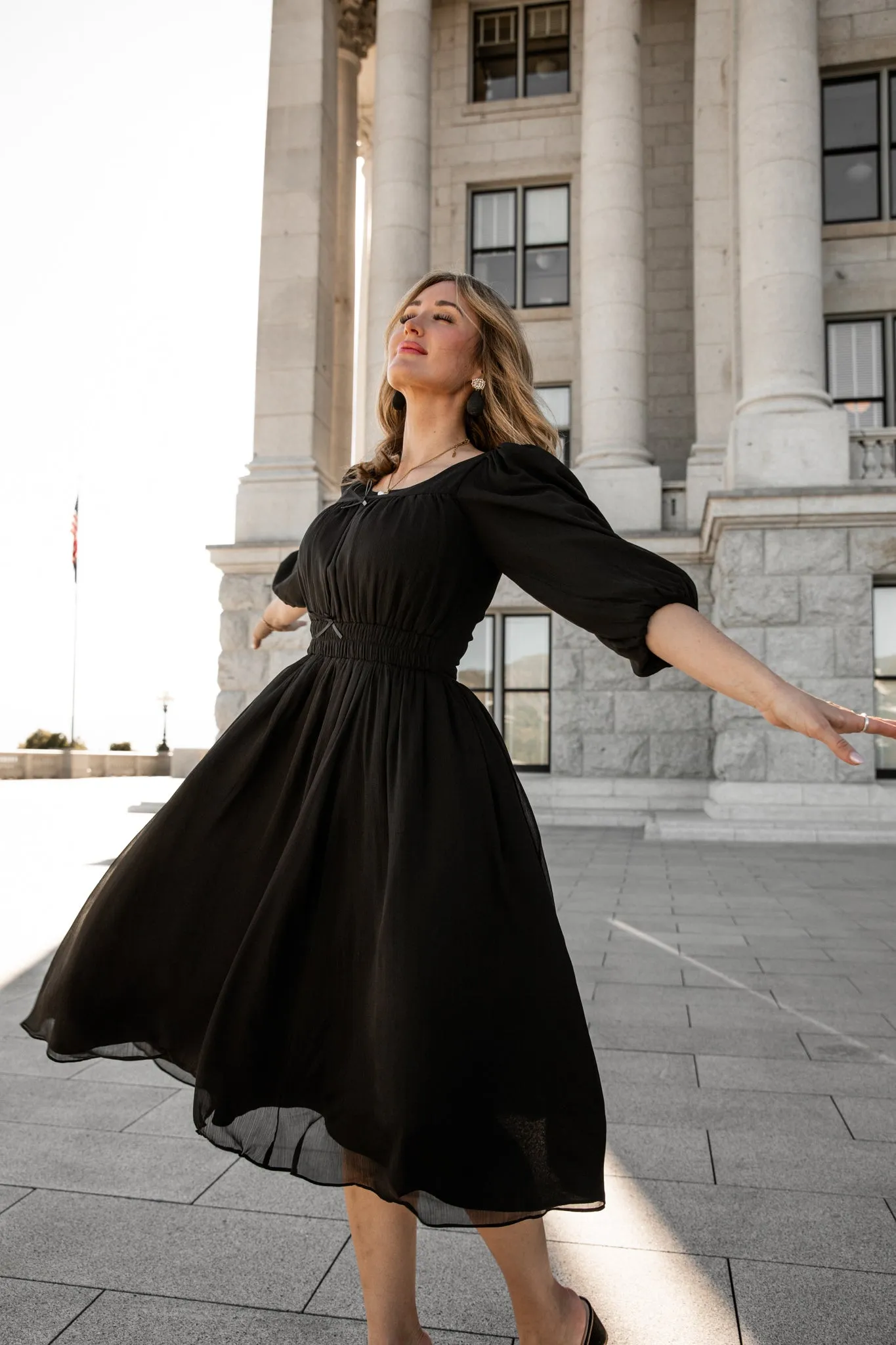 Do-Re-Mi Dress in Black - FINAL SALE