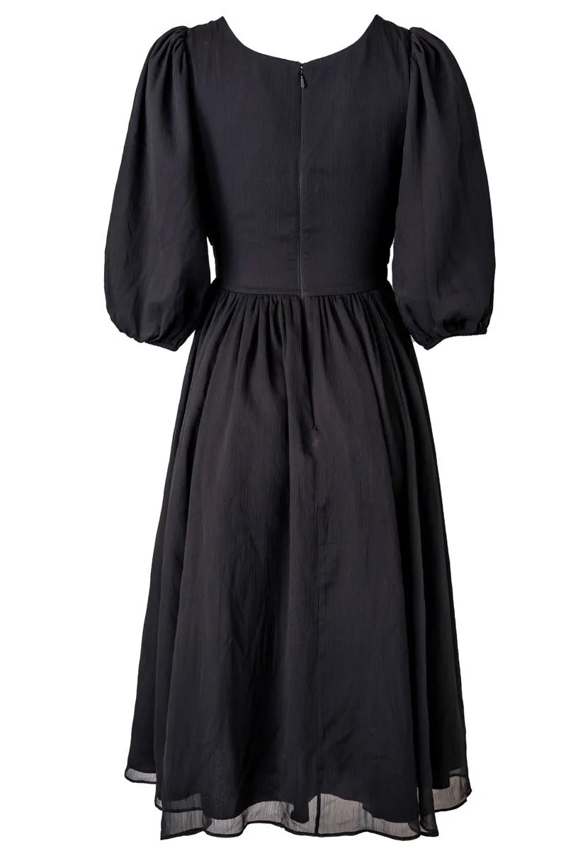 Do-Re-Mi Dress in Black - FINAL SALE