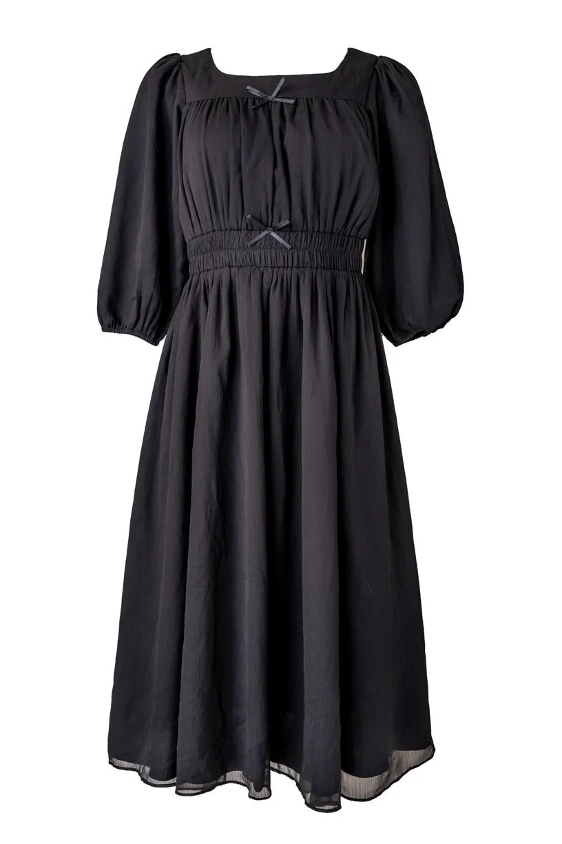 Do-Re-Mi Dress in Black - FINAL SALE