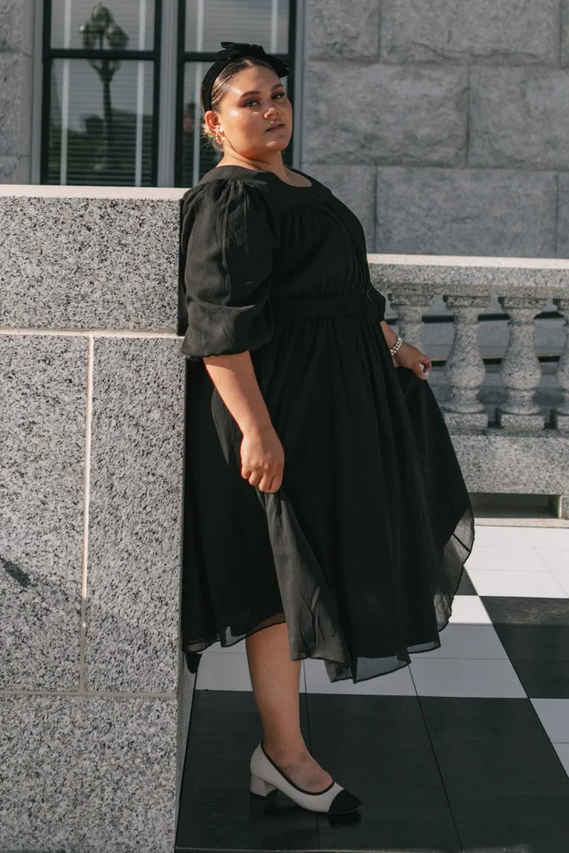 Do-Re-Mi Dress in Black - FINAL SALE