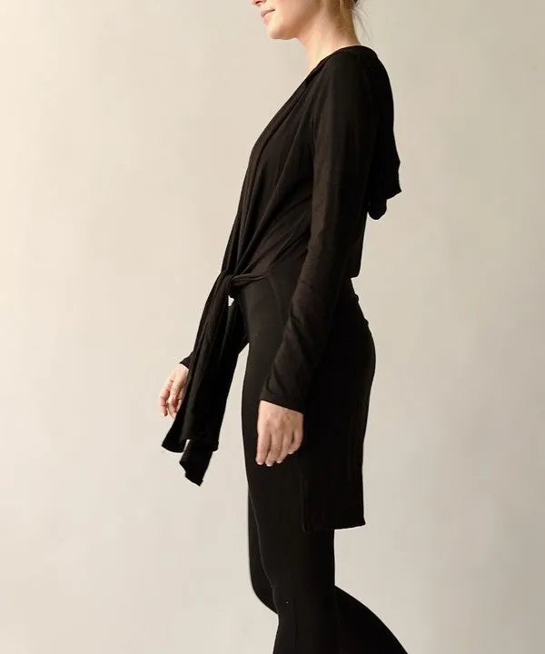Fabina BAMBOO SLIM CARDGIAN WITH A HOODIE