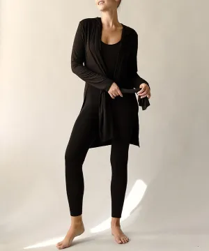 Fabina BAMBOO SLIM CARDGIAN WITH A HOODIE