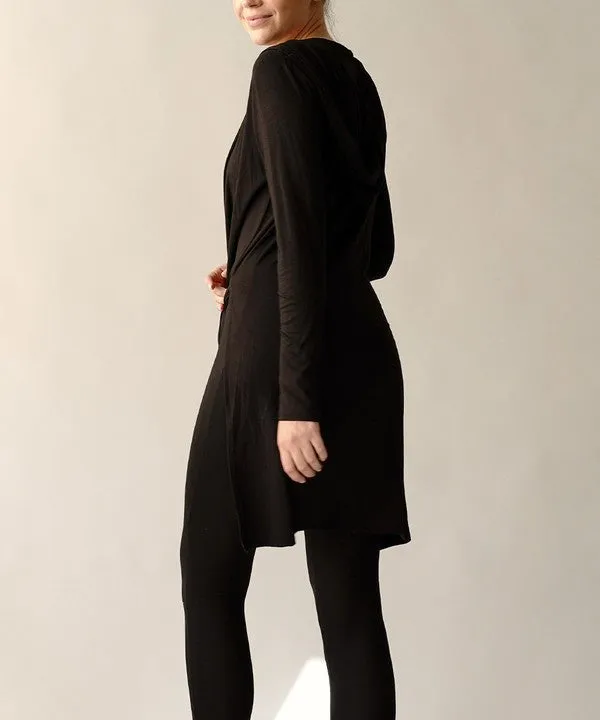 Fabina BAMBOO SLIM CARDGIAN WITH A HOODIE
