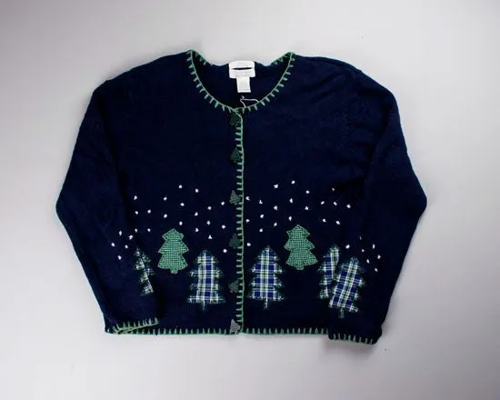 Flannel Forest-Small Christmas Sweater
