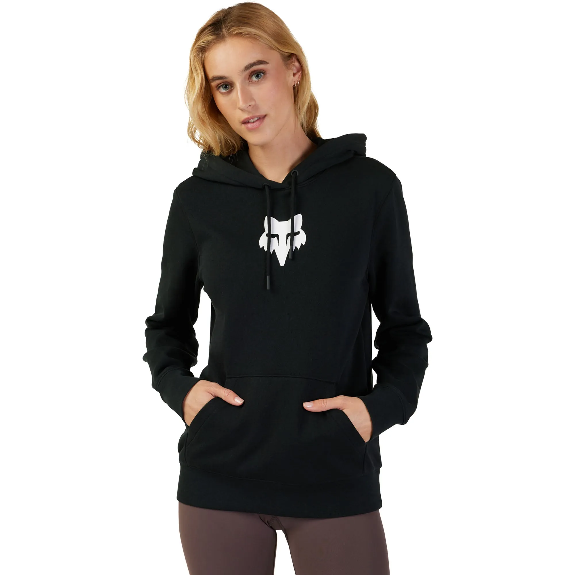 Fox Racing Fox Head Fleece Pullover Hoodie Black
