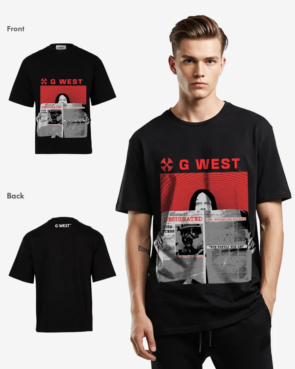G-WEST DESIGNATED OVERSIZED TEE GWROJMT62