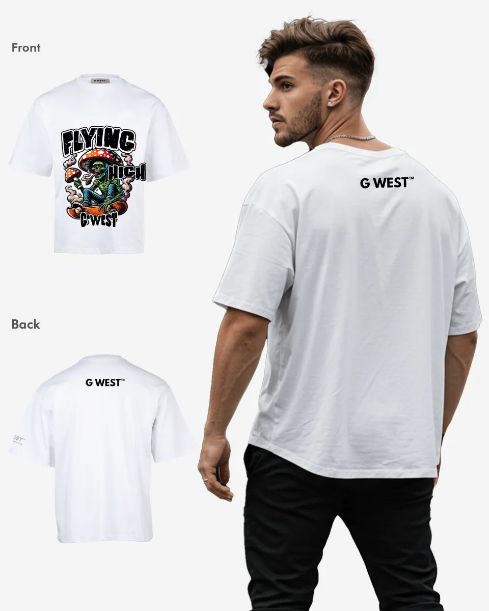 G-WEST FLYING HIGH OVERSIZED TEE GWROJMT82