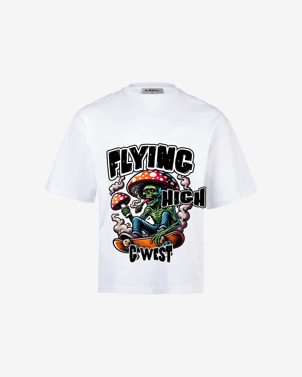 G-WEST FLYING HIGH OVERSIZED TEE GWROJMT82