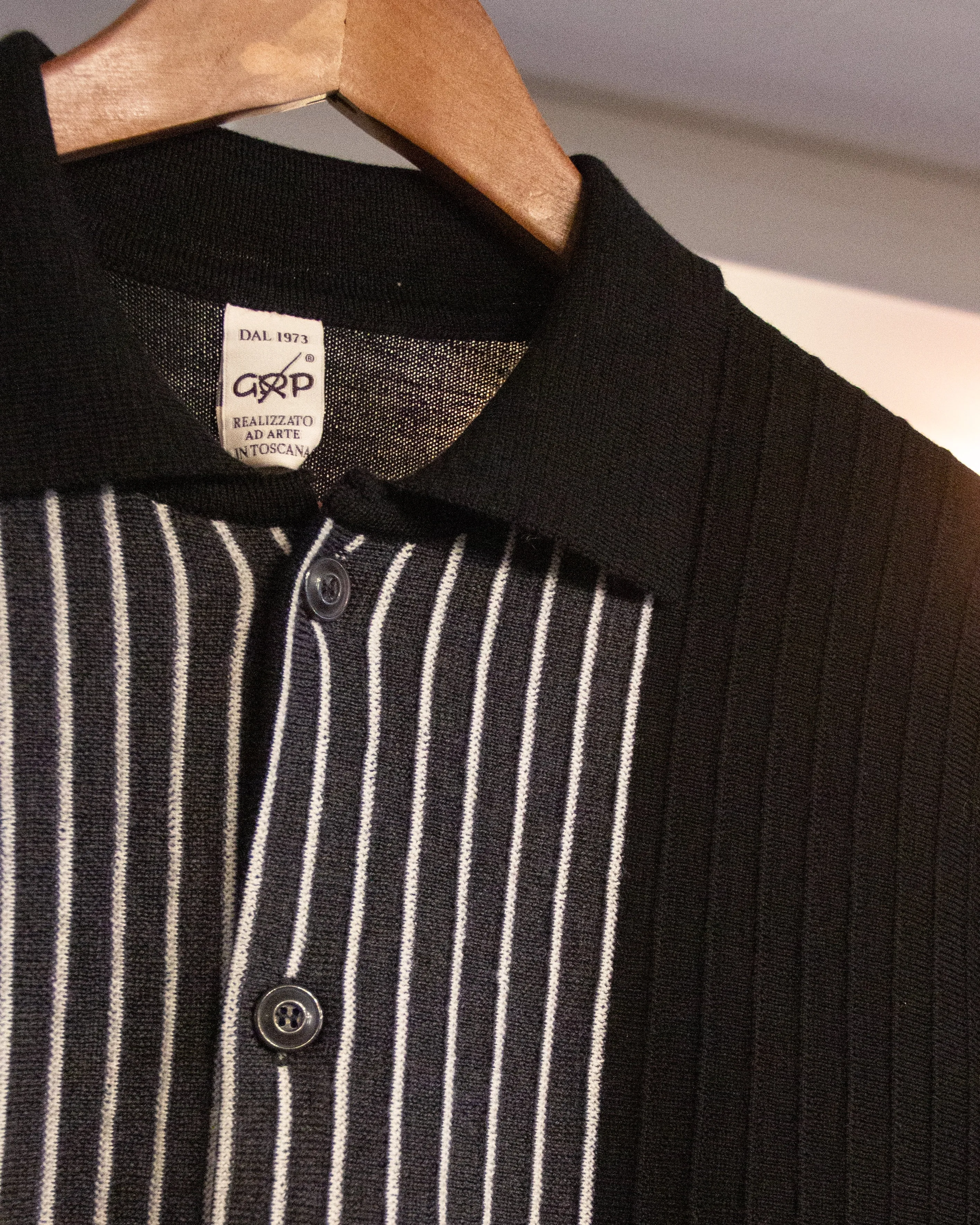 GRP, Open Polo J2, Black/ Grey/ Ecru