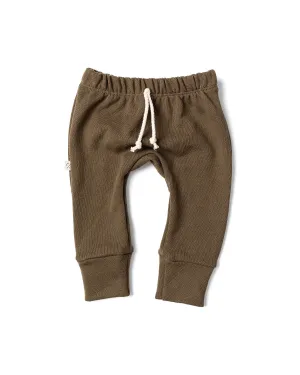 gusset pants CO - dark fatigue