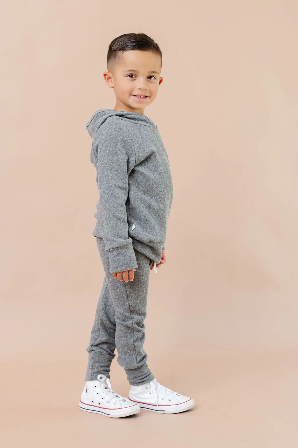 gusset pants CO - heather gray