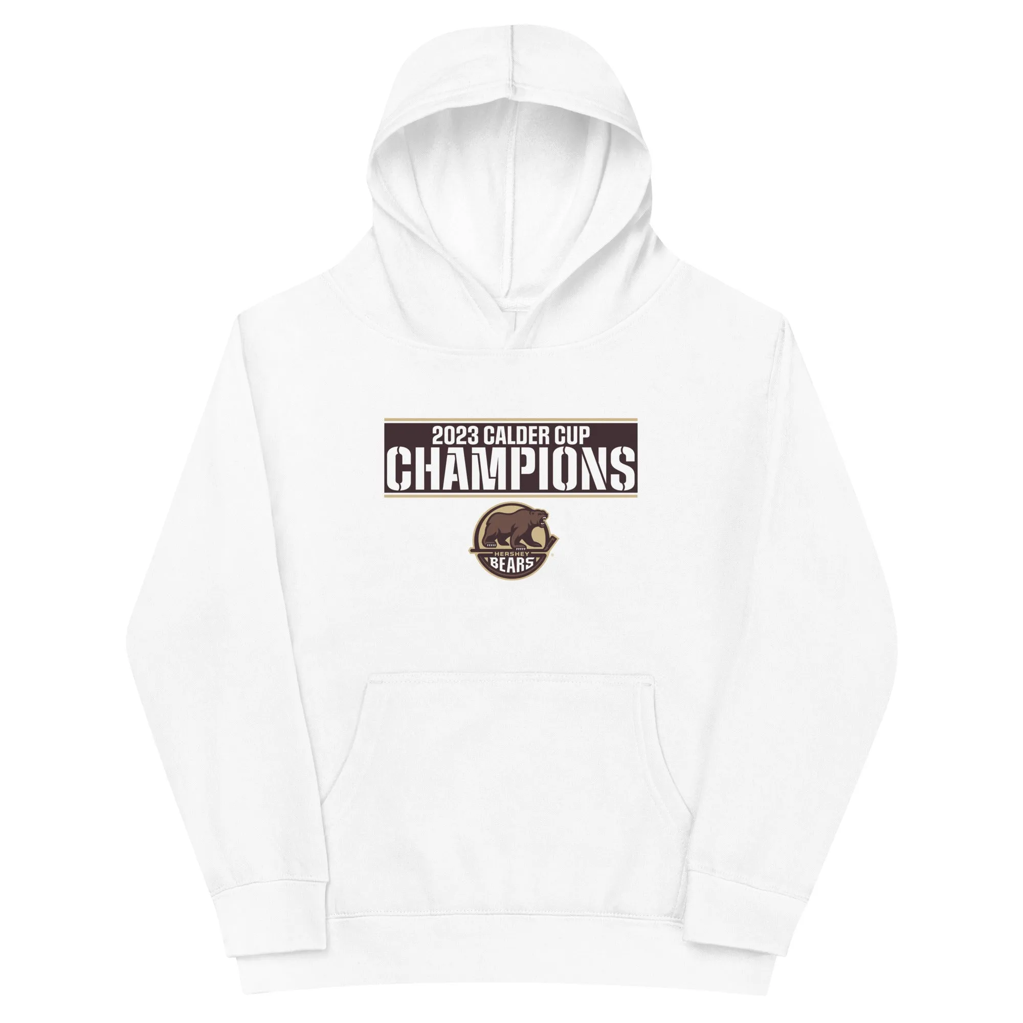 Hershey Bears 2023 Calder Cup Champions Youth Crossbar Fleece Hoodie