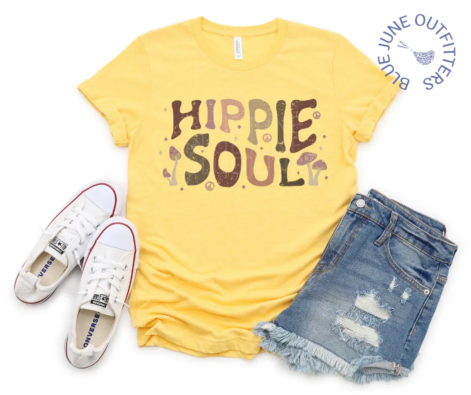 Hippie Soul | Unisex Trippy Mushrooms Tee