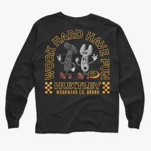 HX-226 "Work Hard Have Fun" L/S Tee