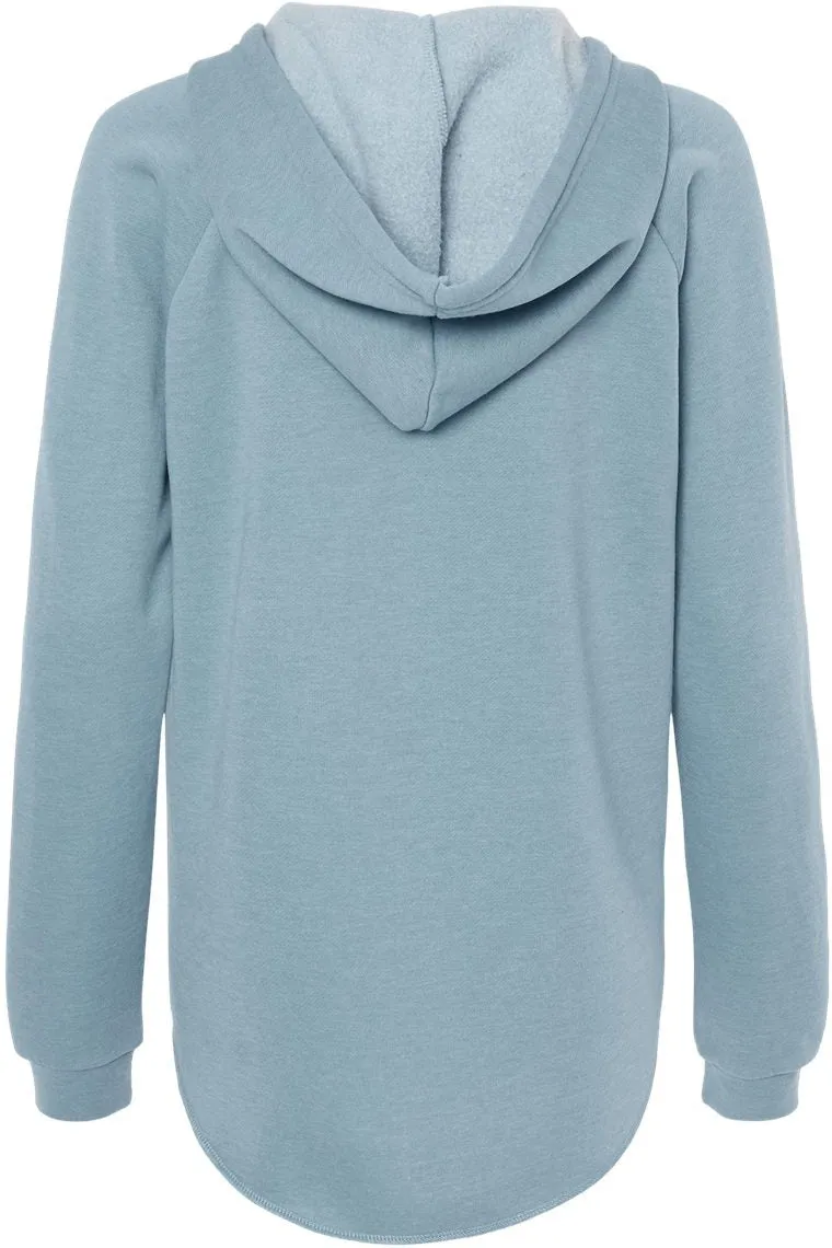 Independent Trading Co. Ladies Lightweight California Wave Wash Hooded Sweatshirt
