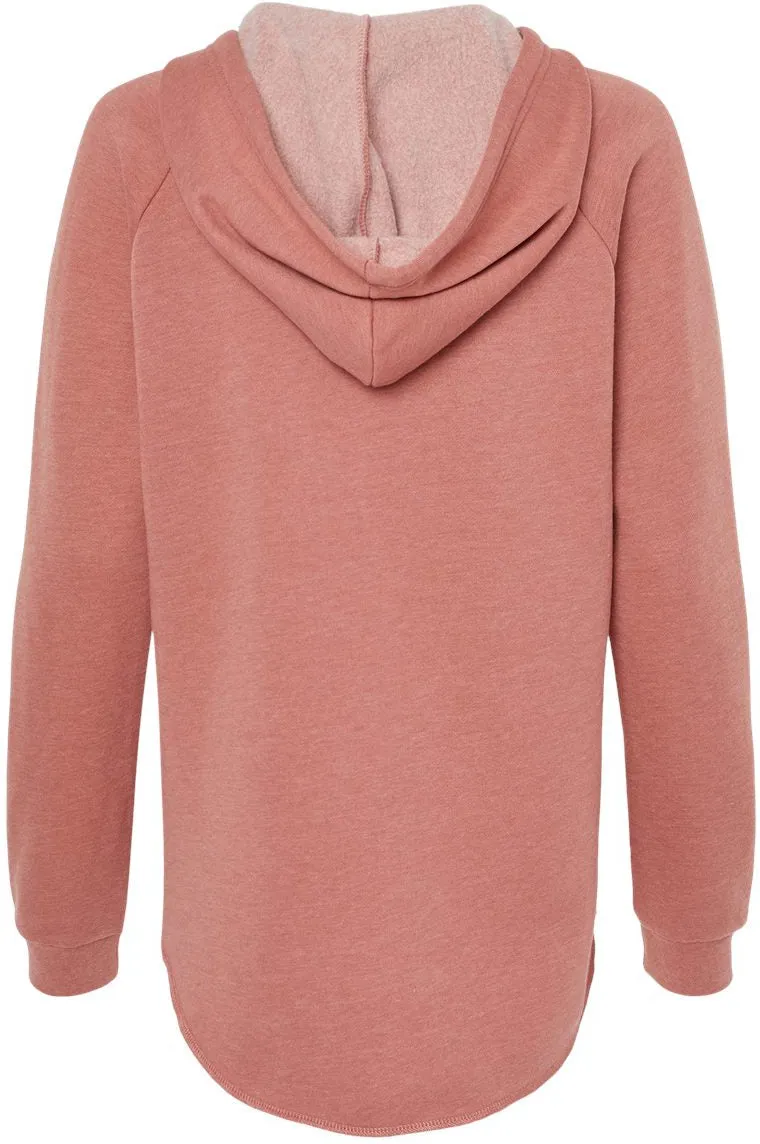 Independent Trading Co. Ladies Lightweight California Wave Wash Hooded Sweatshirt