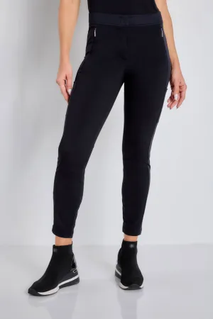 Ipant Hybrid Zip Front Slim Fit Pant - Black