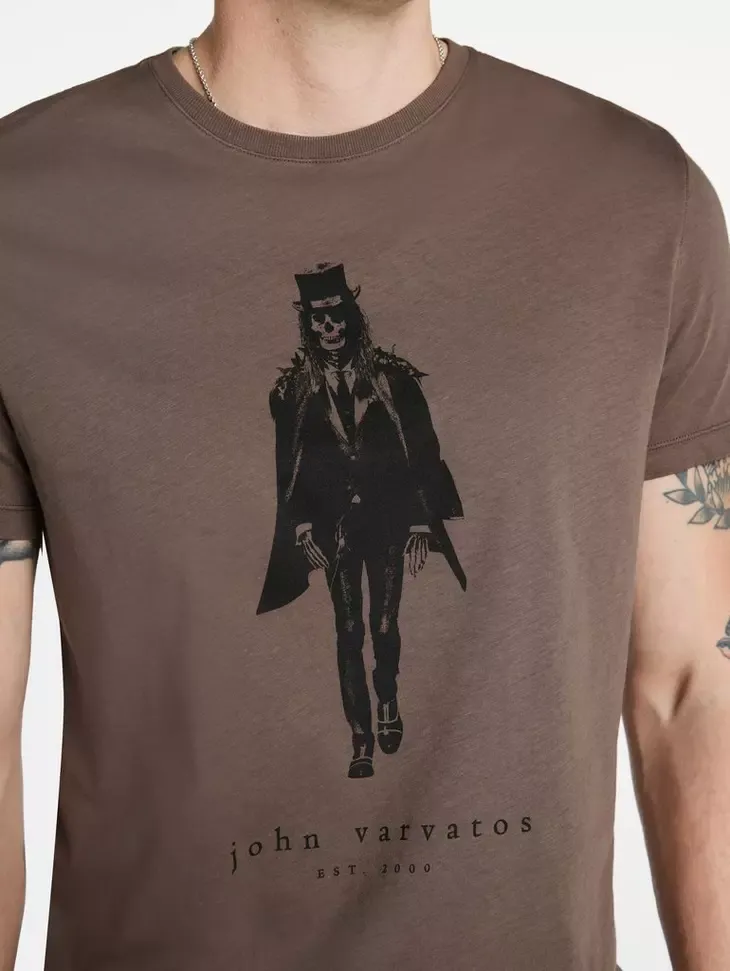 John Varvatos Walking Dead Tee - Iron Grey