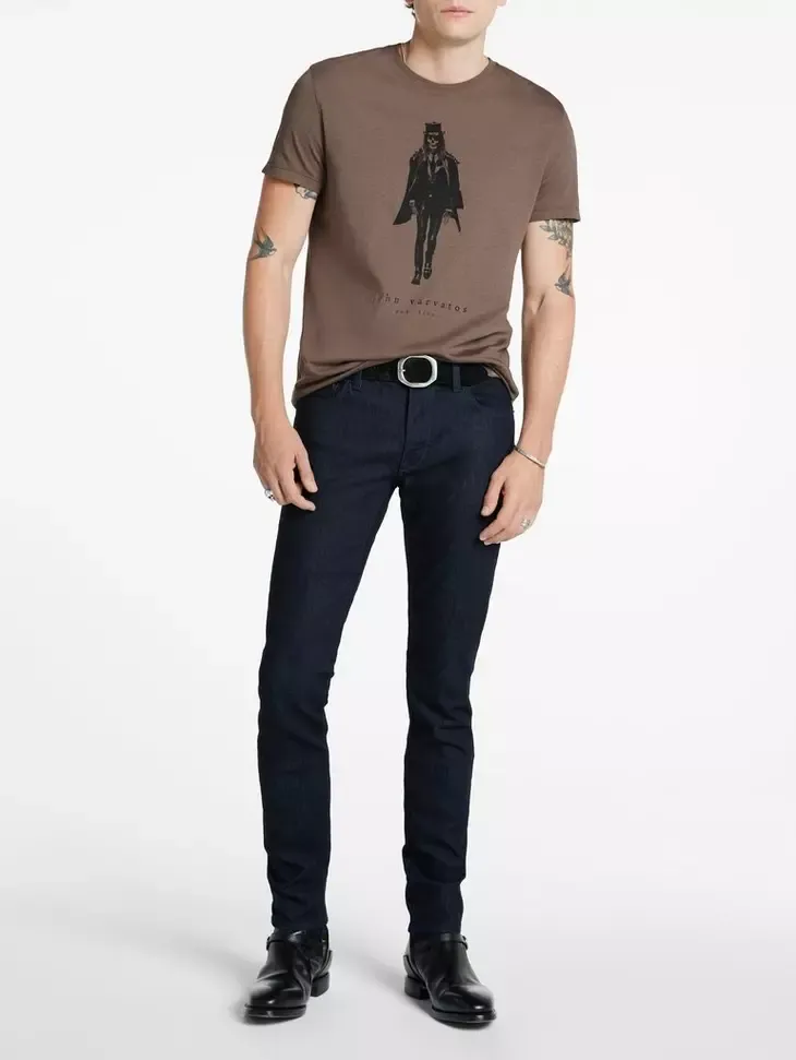 John Varvatos Walking Dead Tee - Iron Grey