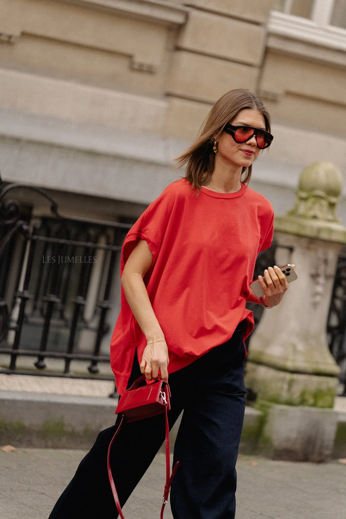 Judy sweatshirt fiery red