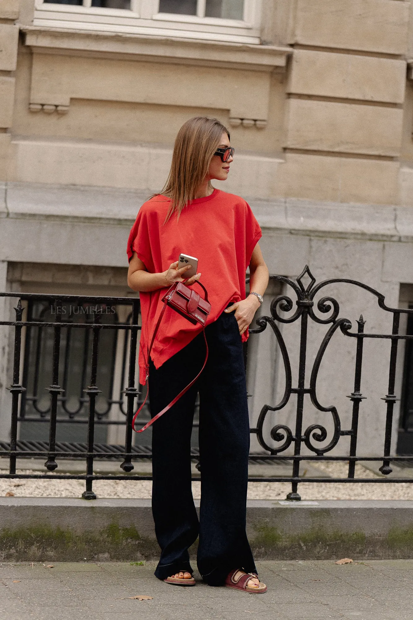 Judy sweatshirt fiery red