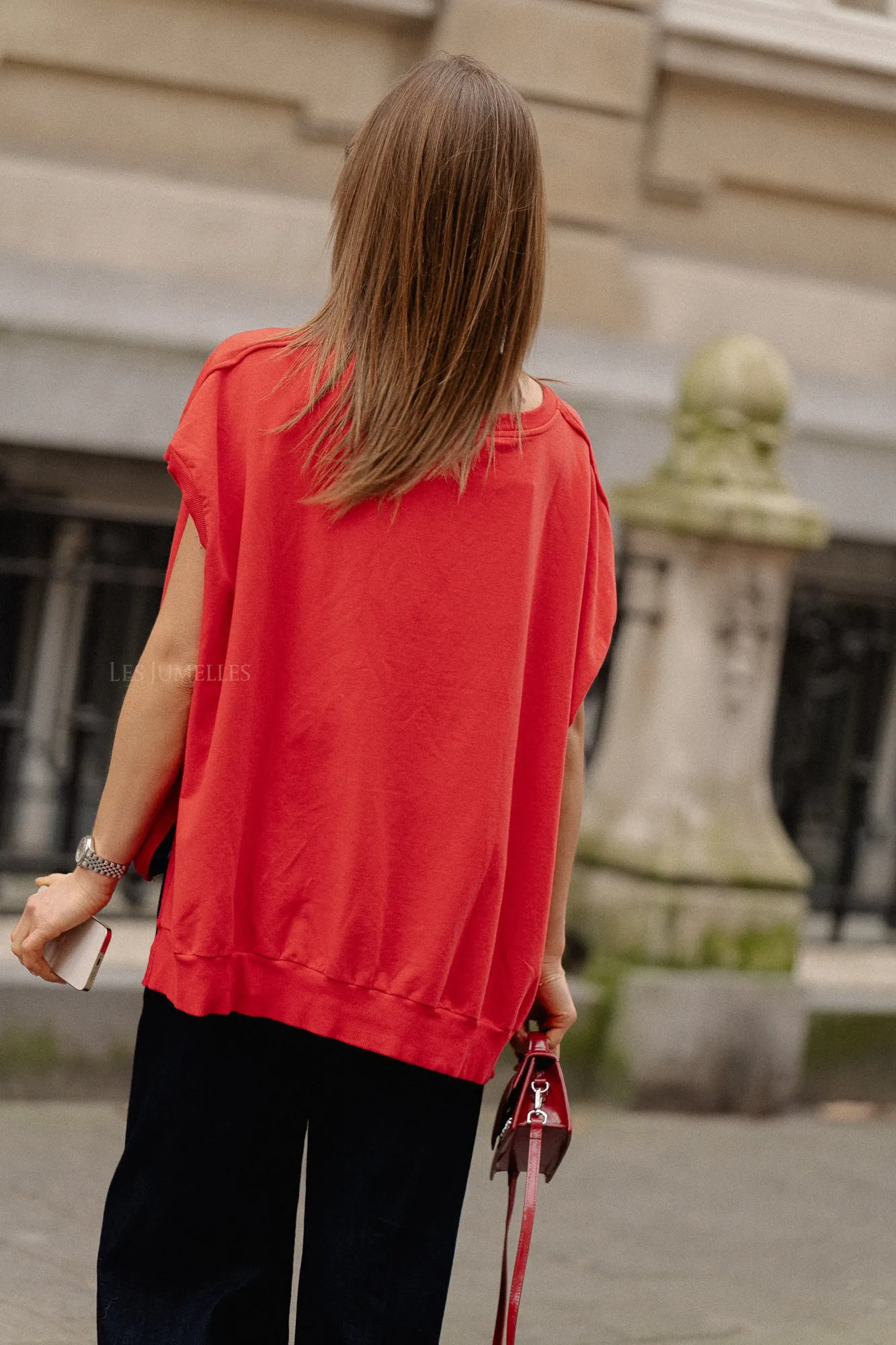 Judy sweatshirt fiery red