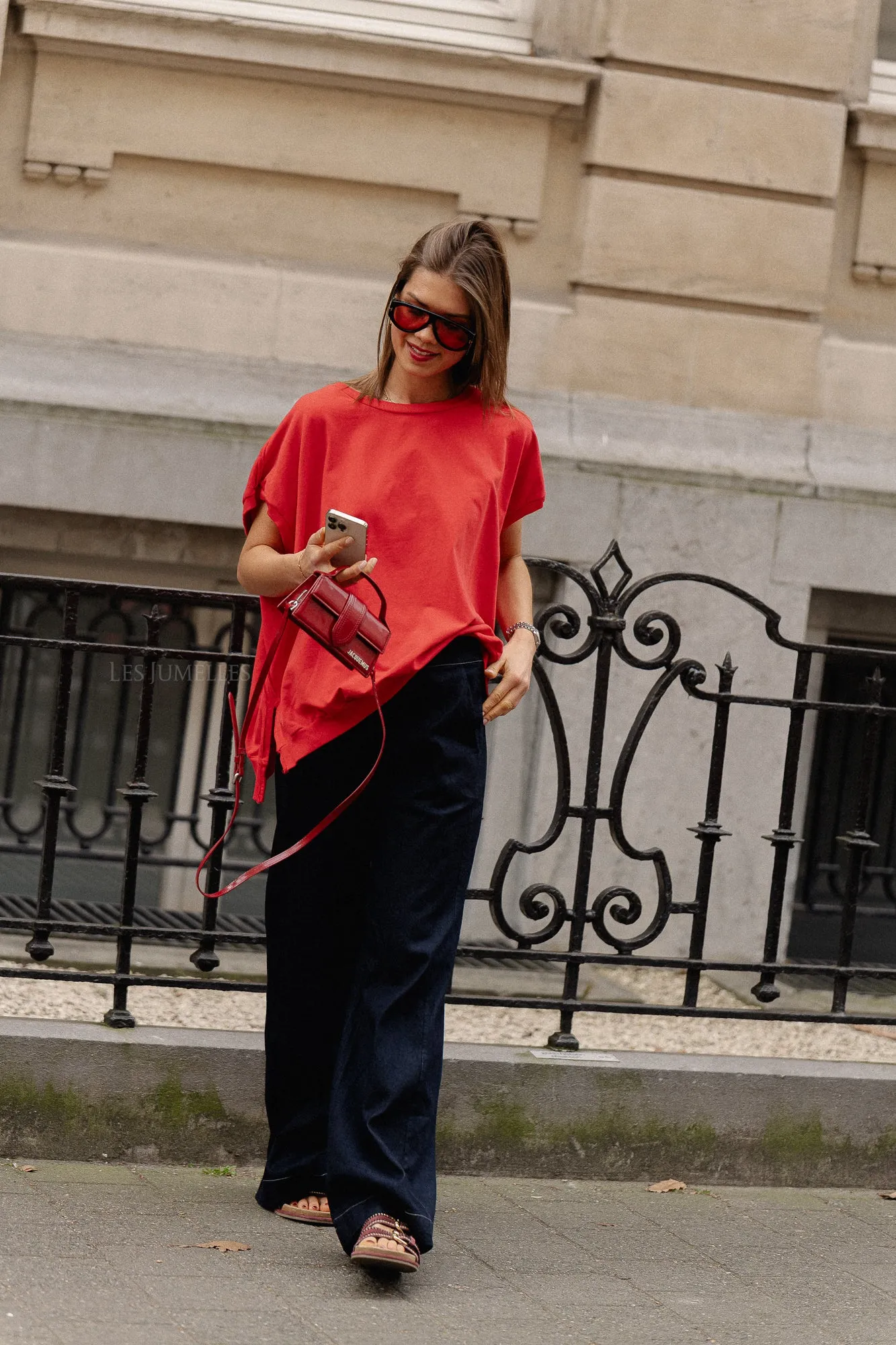 Judy sweatshirt fiery red