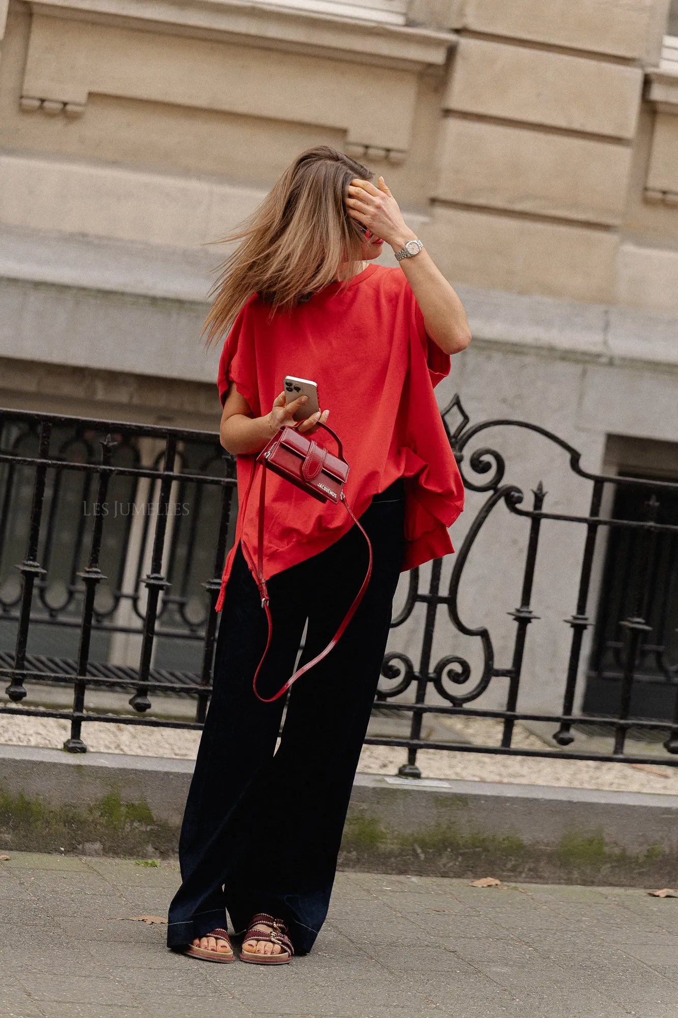 Judy sweatshirt fiery red