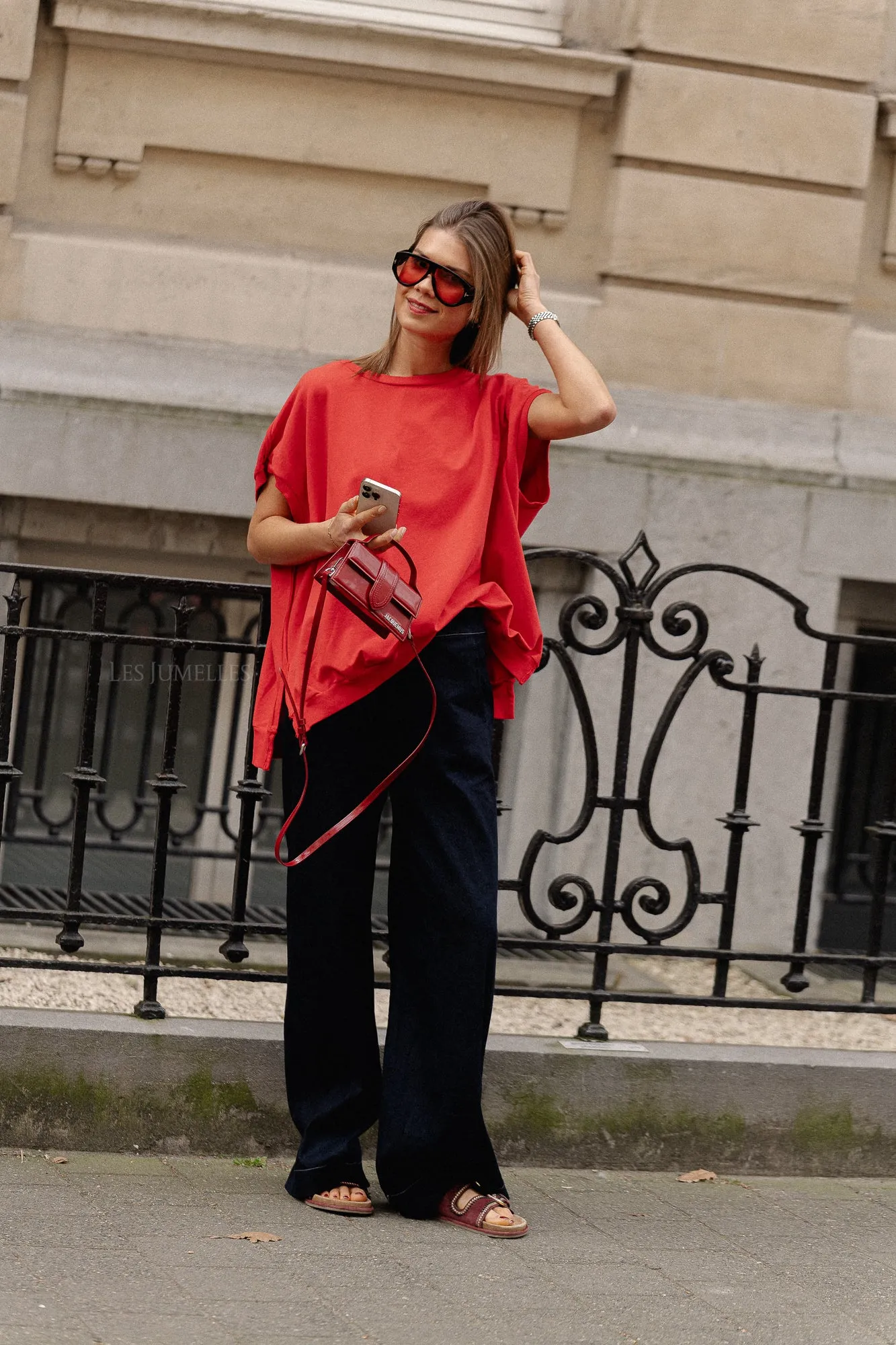 Judy sweatshirt fiery red