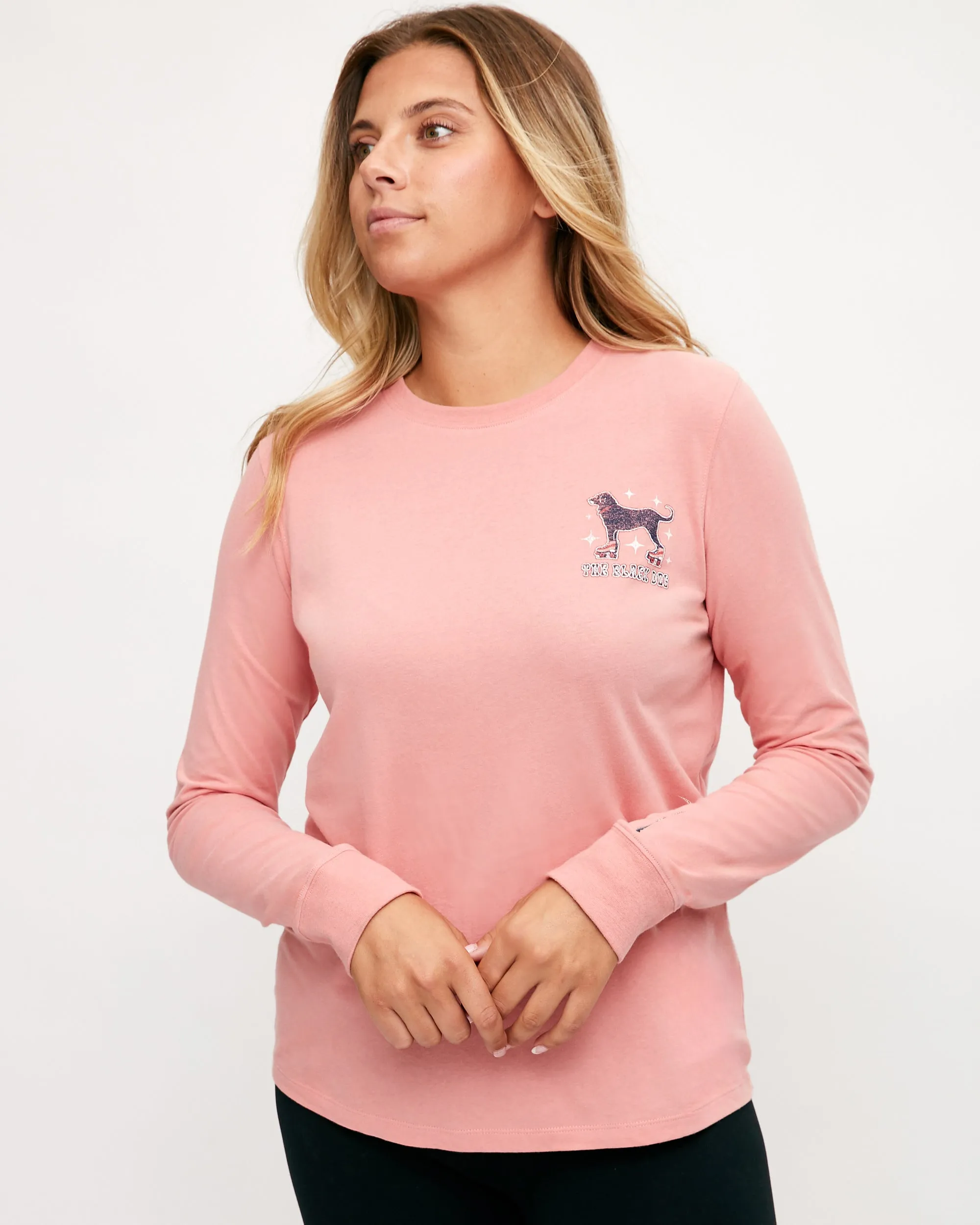 Ladies Longsleeve Disco Party Classic Tee