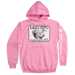 Lazy J Ranch Willow Cattle Headquarters Pullover Hoodie - Pink
