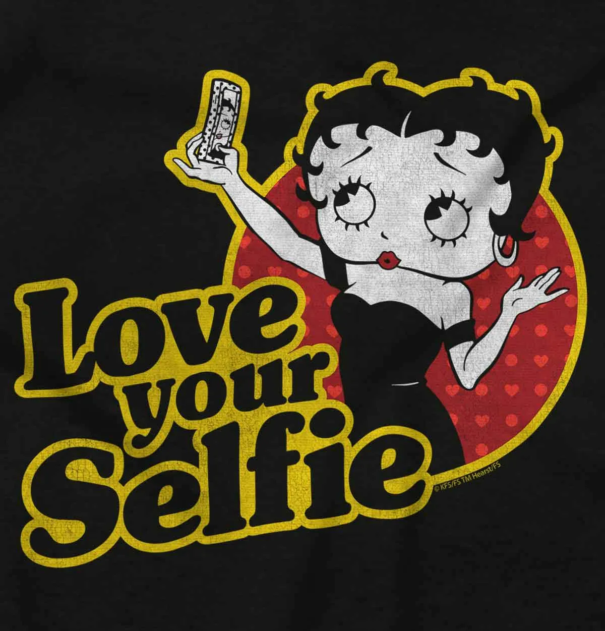 Love Your Selfie Toddler Ruffled Trim T-Shirt