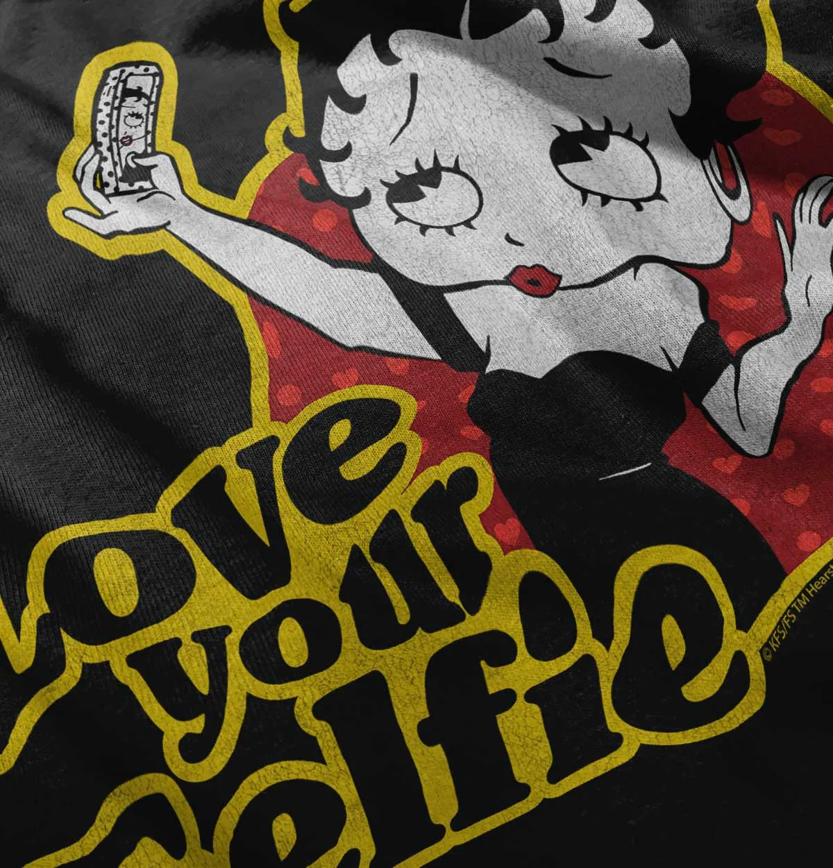 Love Your Selfie Toddler Ruffled Trim T-Shirt