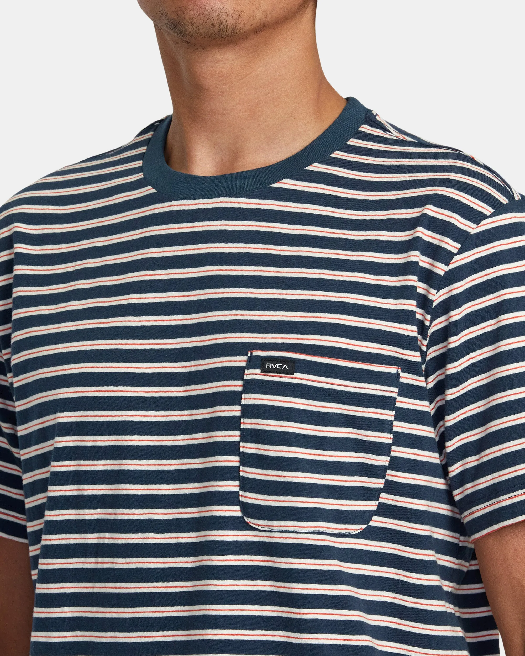 Magnolia Crew Short Sleeve Knit - Petrol Blue